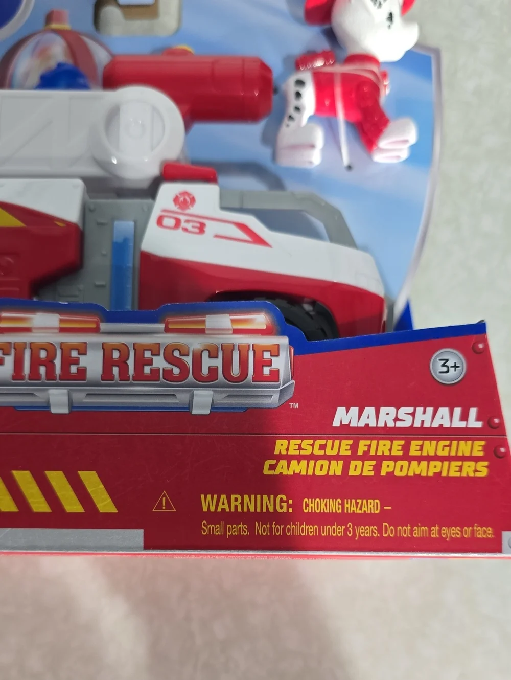 Paw Patrol Marshall Fire Rescue Truck - Red and White NWT